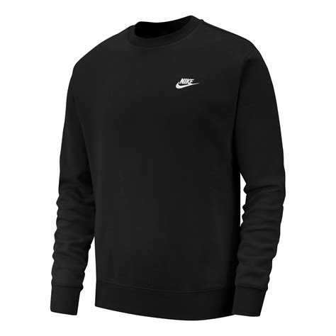 nike pullover schwarz weiss herren|Schwarze Hoodies & Sweatshirts für Herren .